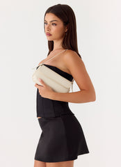 Amoretta Heart Bag - Ivory