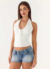 Ask You Twice Top - White