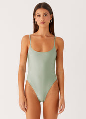 Ava One Piece Swimsuit - Sage