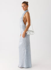 Aveline Clutch Bag - Silver