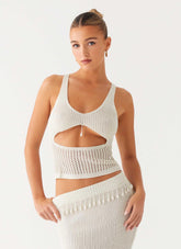 Basilia Knit Top - Off White