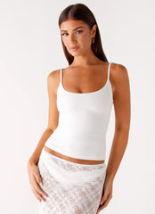 Blondie Tank Top - White