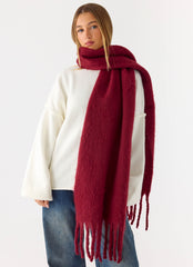 Cocoa Crush Scarf - Red