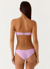 Delta Bandeau Bikini Top - Lavender