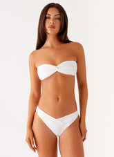 Delta Bikini Bottoms - White