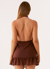 Floyd Mini Dress - Chocolate