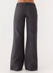 Hot as Ice Low Rise Pants - Grey