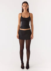 Icyln Diamonte 12 Denier Stockings - Black Multi Sparkle