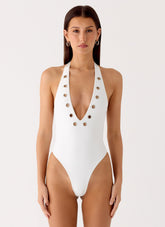 Jovi One Piece Swimsuit - White