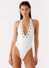 Jovi One Piece Swimsuit - White