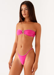 Laurel Bikini Bottom - Fuchsia