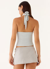 Merinda Mini Skort - Misty Blue