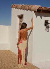 Morning Crush Cowl Maxi Dress - Yellow Bloom