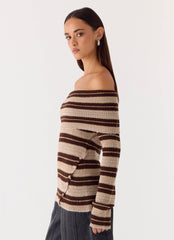 Nichola Knit Jumper - Ombre Tan