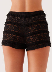 Desert Isle Mini Shorts - Black