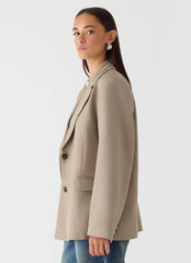 Sibel Blazer - Warm Grey