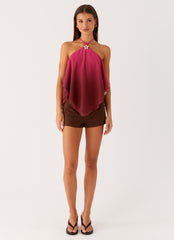 Twin Flame Top - Pink