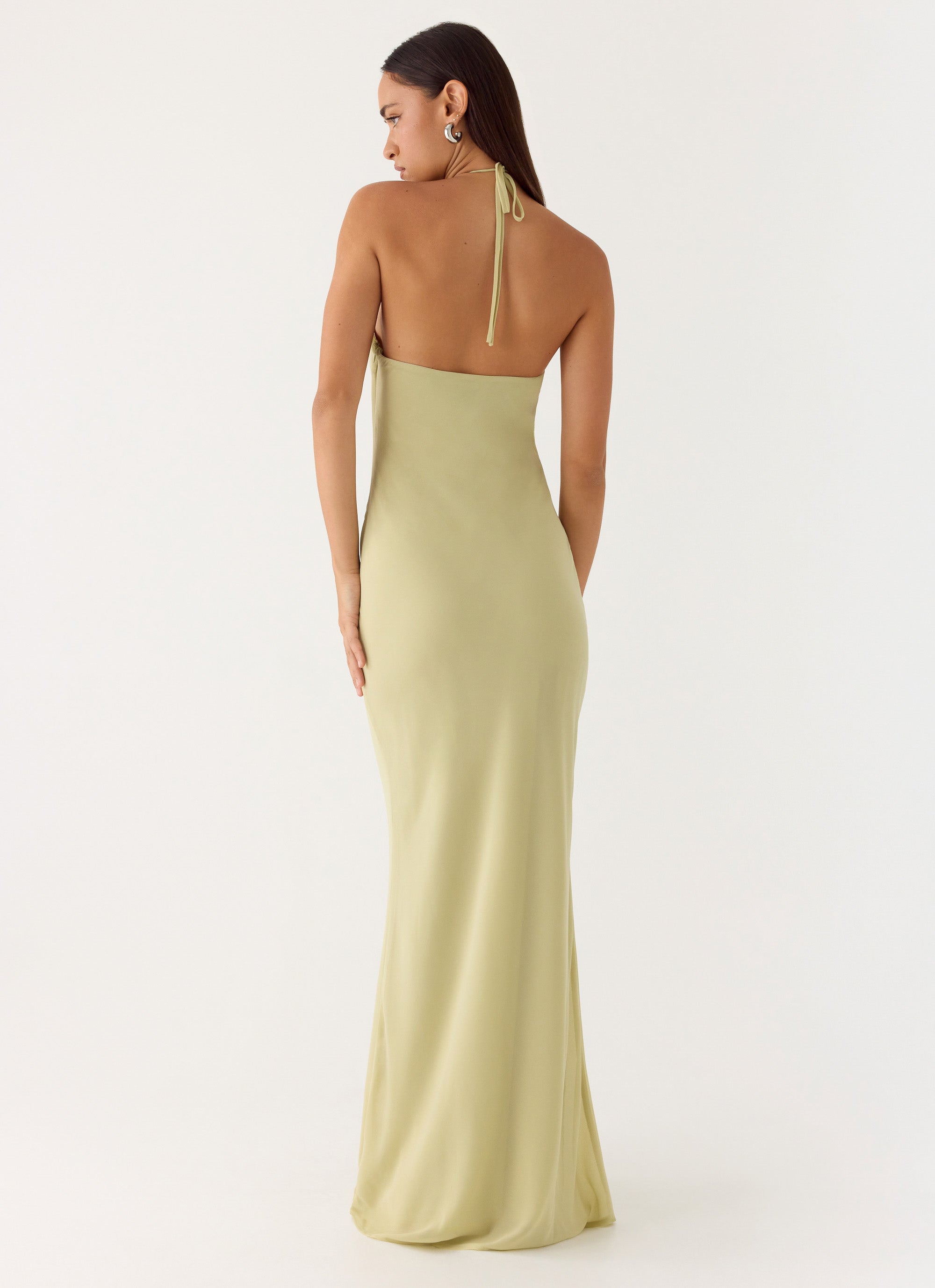 Anouk Halter Maxi Dress - Sage