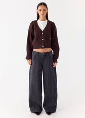 Ashby Knit Sweater - Chocolate