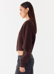 Ashby Knit Sweater - Chocolate