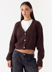 Ashby Knit Sweater - Chocolate
