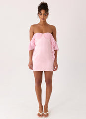 Bex Strapless Mini Dress - Pink