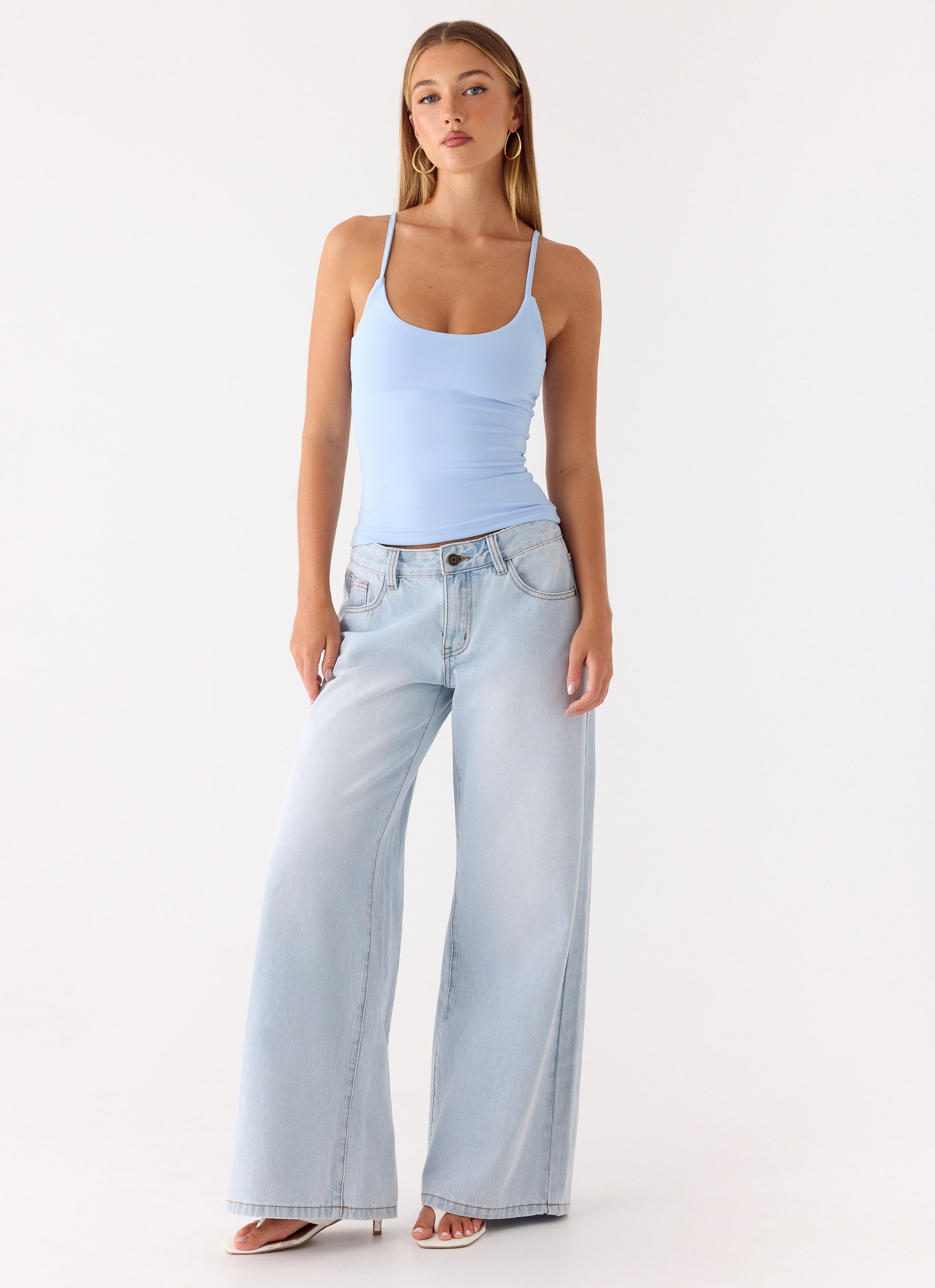 Blondie Tank Top - Blue