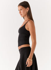 Blondie Tank Top - Black