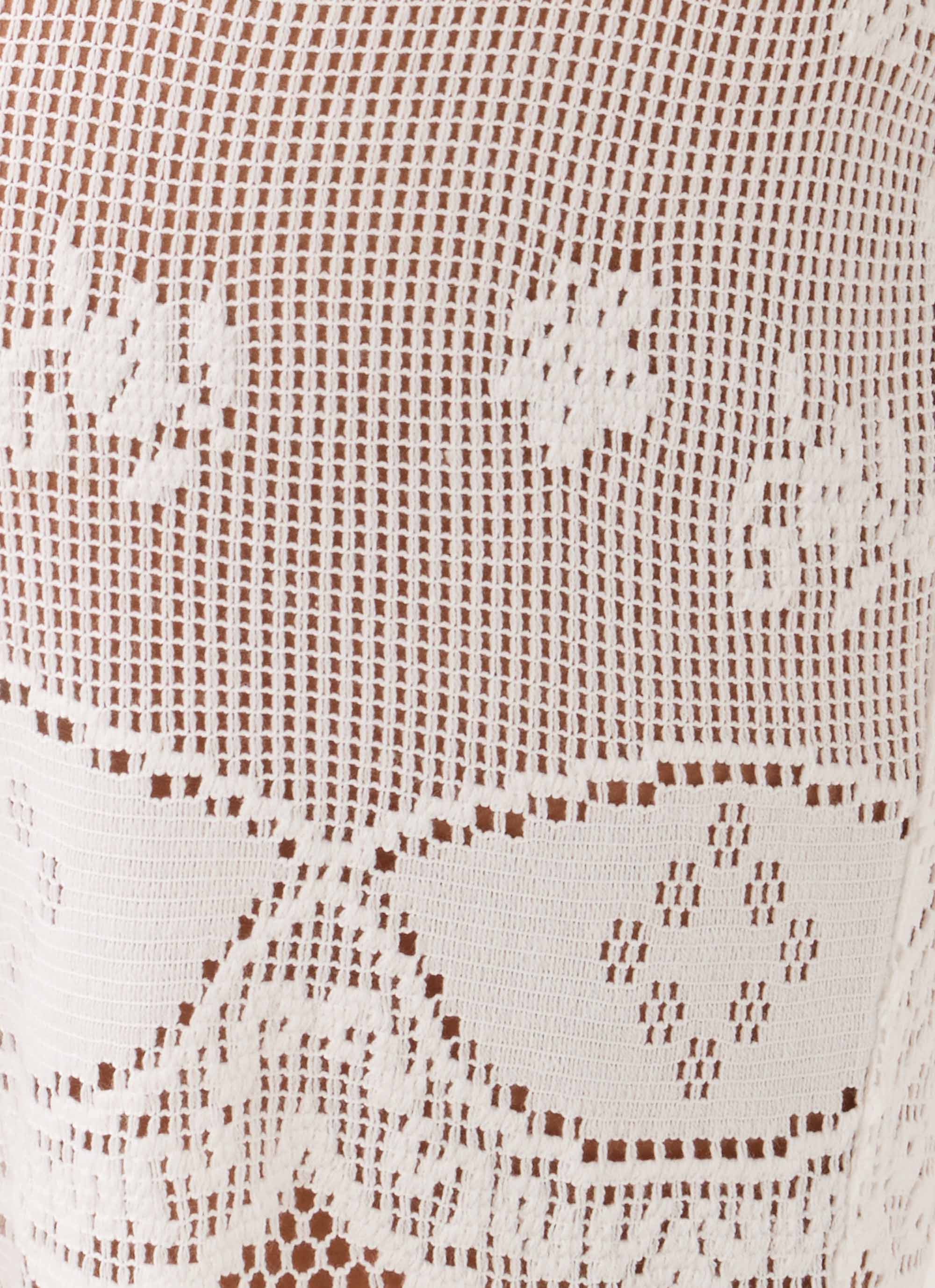 Bosten Low Rise Pants - White