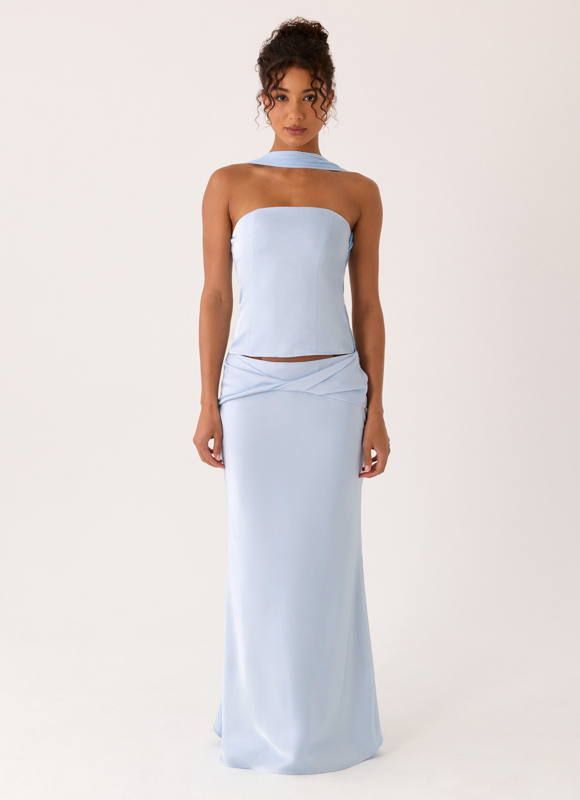 Bridgeta Maxi Skirt - Blue