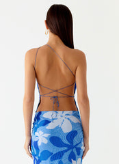 Briene Top - Sea Blue