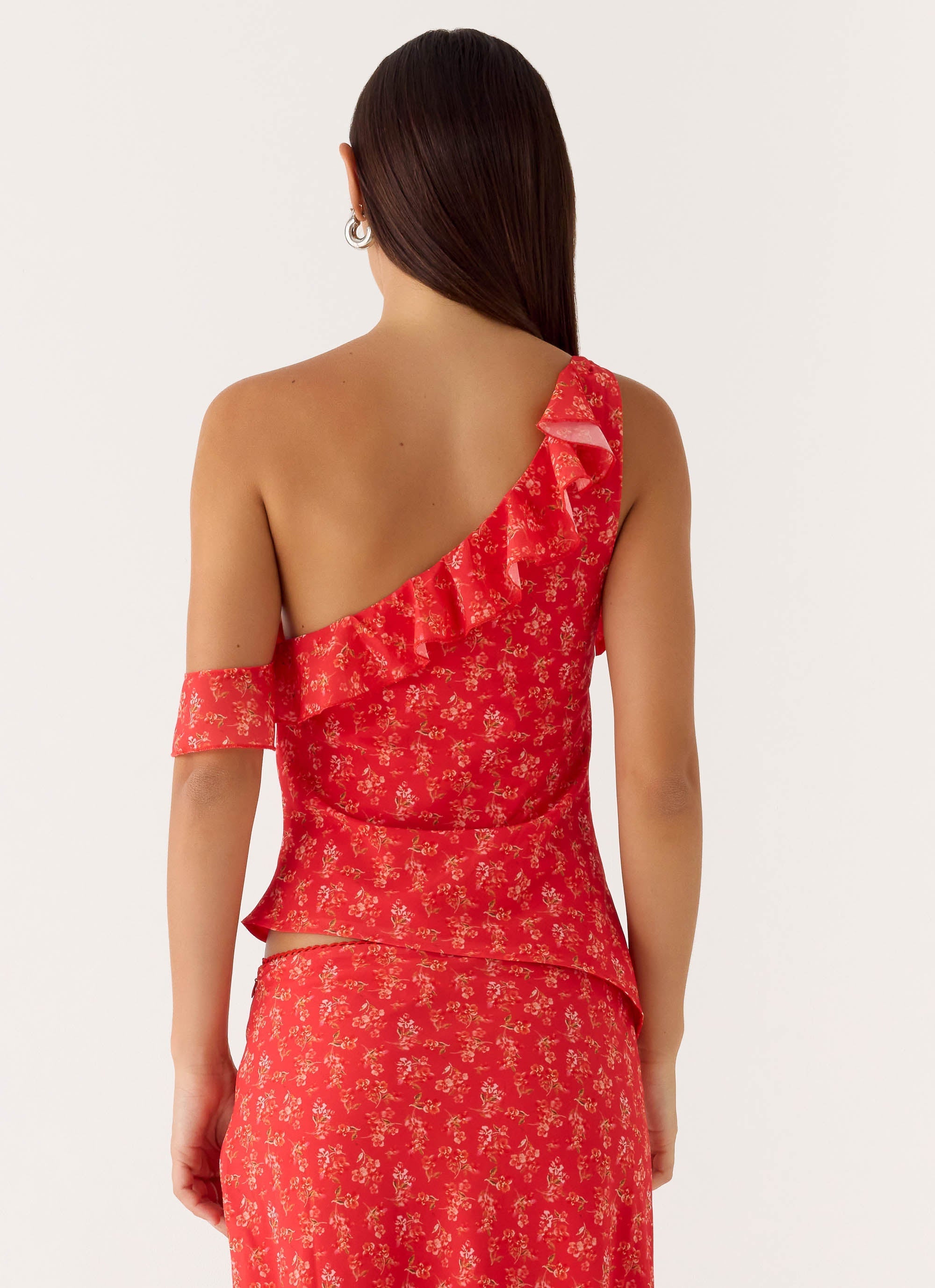 Calia Top - Magenta Red Rose