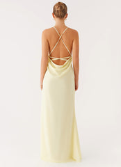 First Class Maxi Dress - Yellow