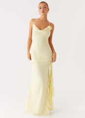 First Class Maxi Dress - Yellow