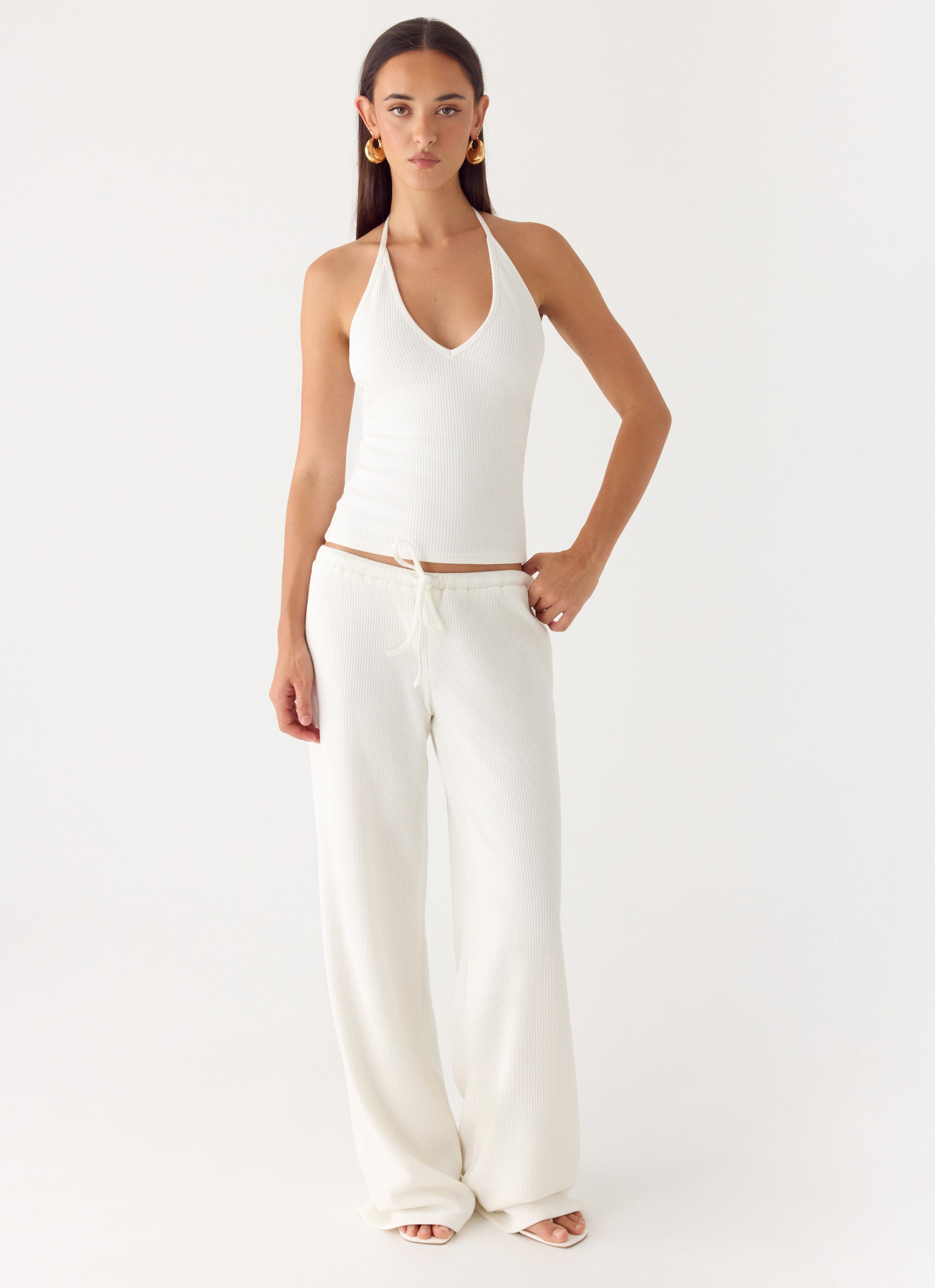 Henry Low Rise Pant - Ivory