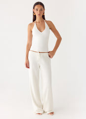 Henry Low Rise Pant - Ivory