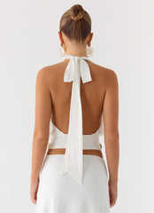 Ignite It Button Top - White