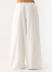 Isobel Linen Pants - White
