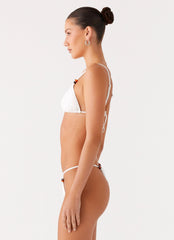 Ivanka Bikini Top - White