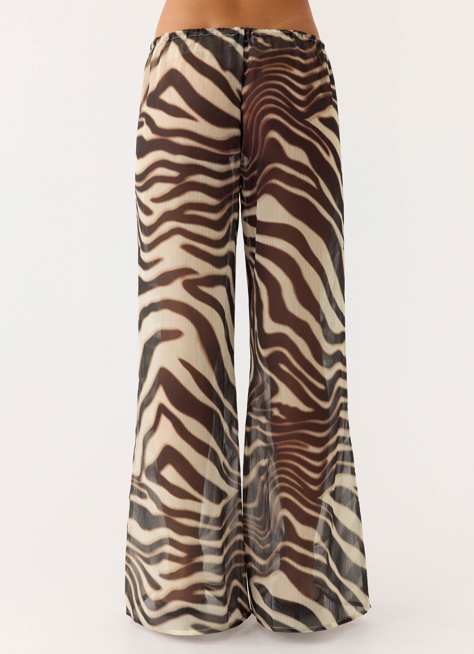 Jadia Flared Pants - Zebra