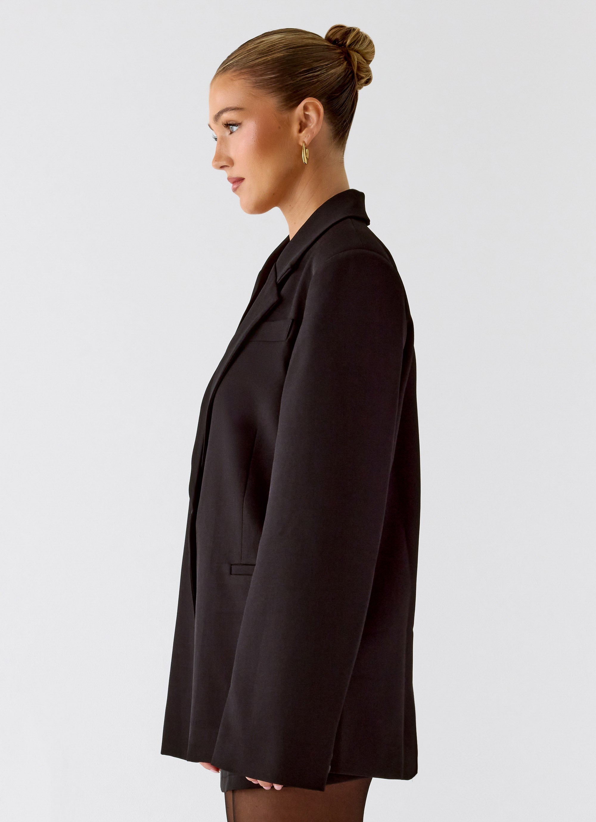 Kingston Oversized Blazer - Black