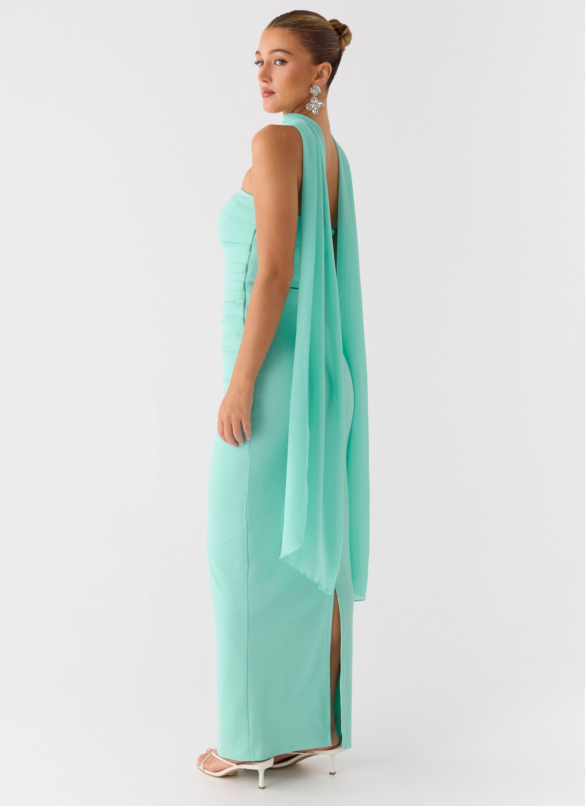 Libra Maxi Dress - Aqua