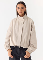 Luca Trench Jacket - Cool Tan