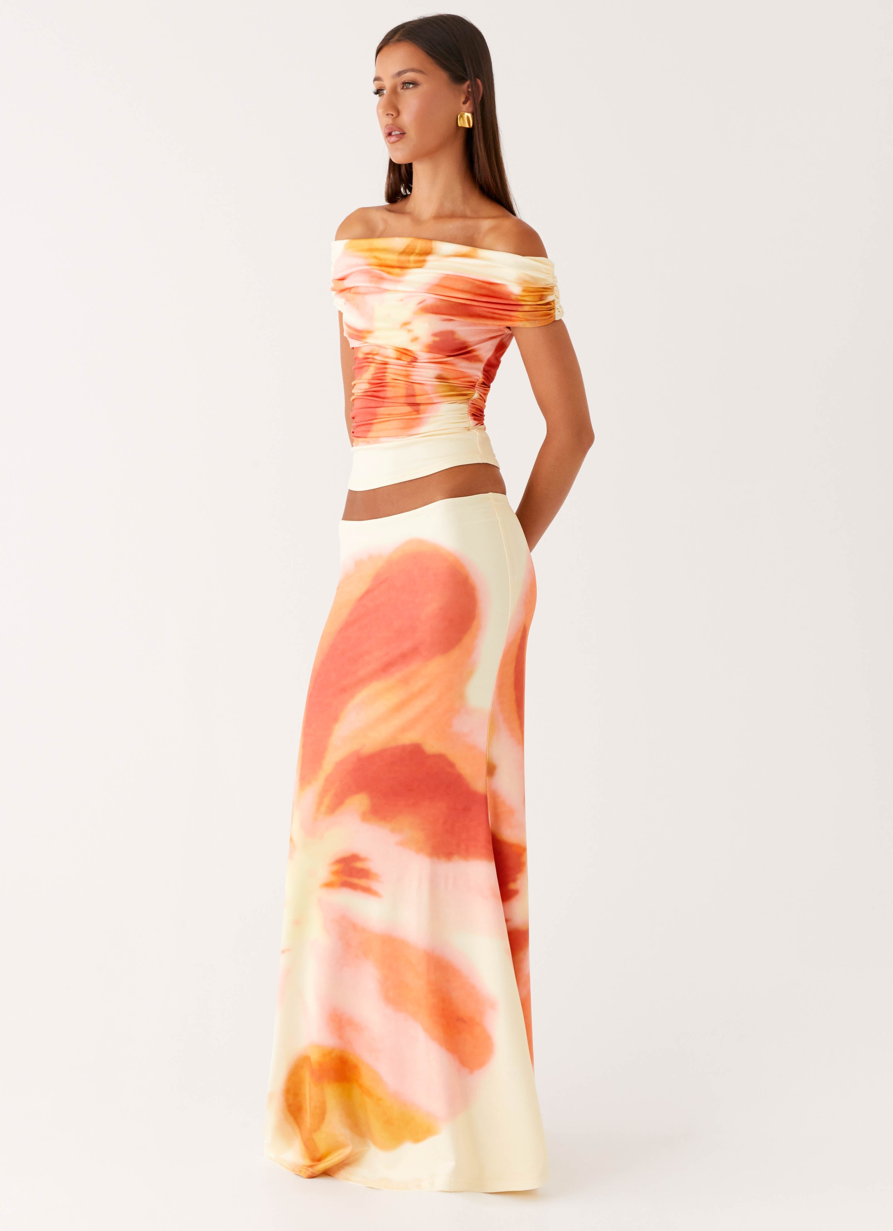 Moka Maxi Skirt - Mimosa Blossom