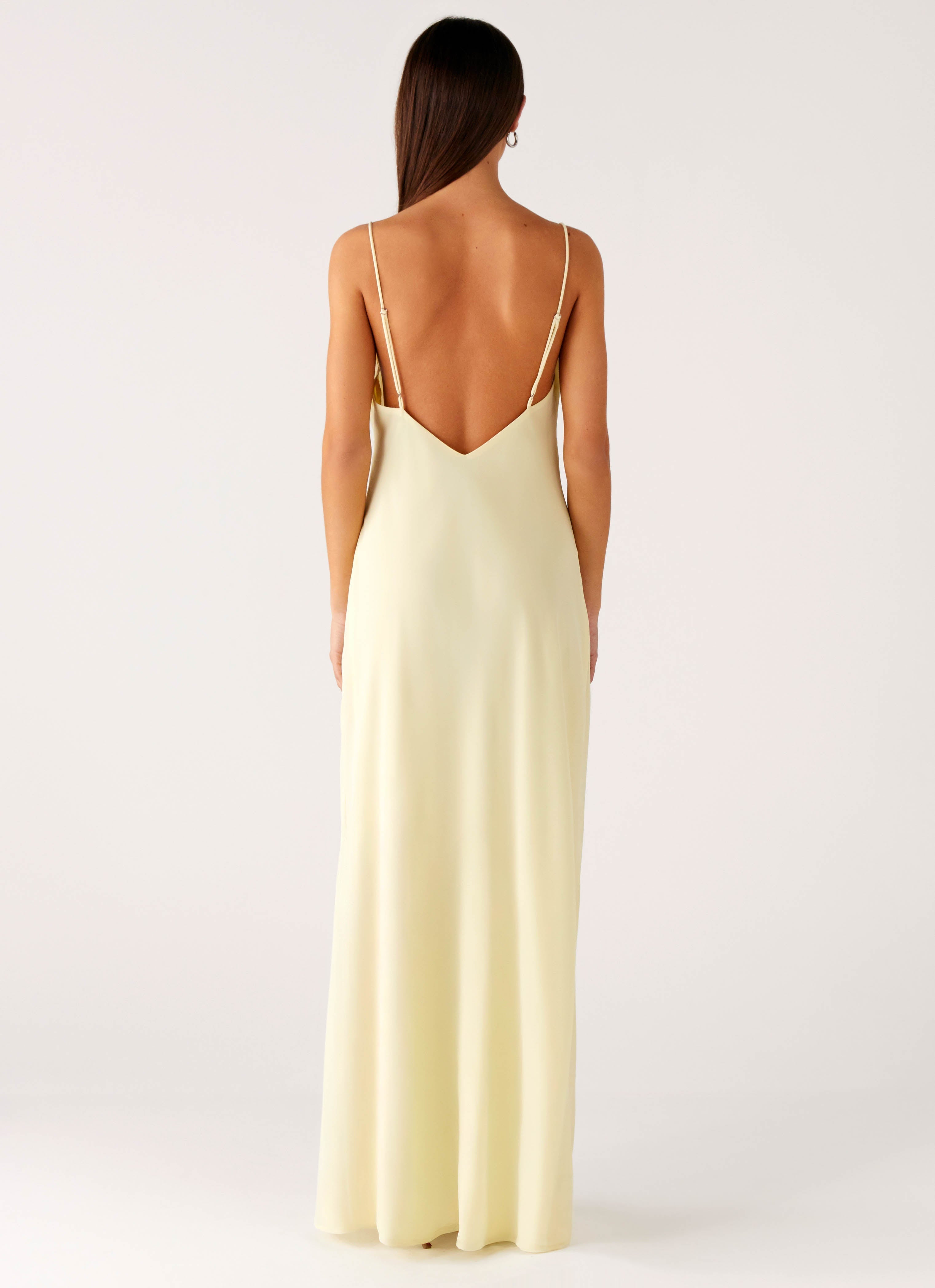 Oliana Maxi Dress - Yellow