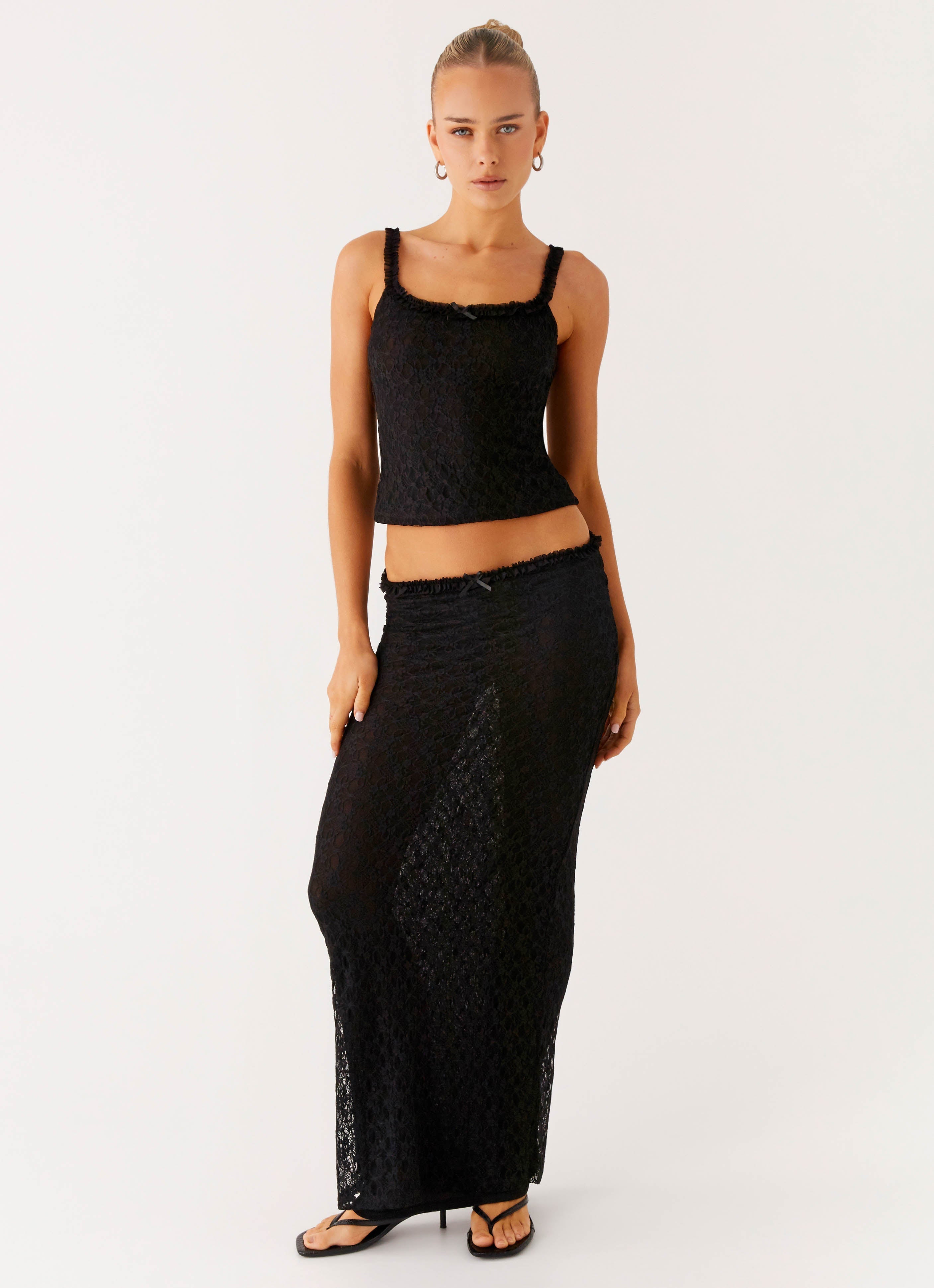 Ophira Maxi Skirt - Black