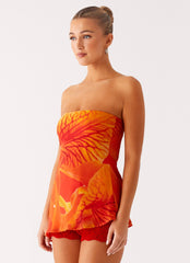 Over The Horizon Asymetrical Top - Serene Orange