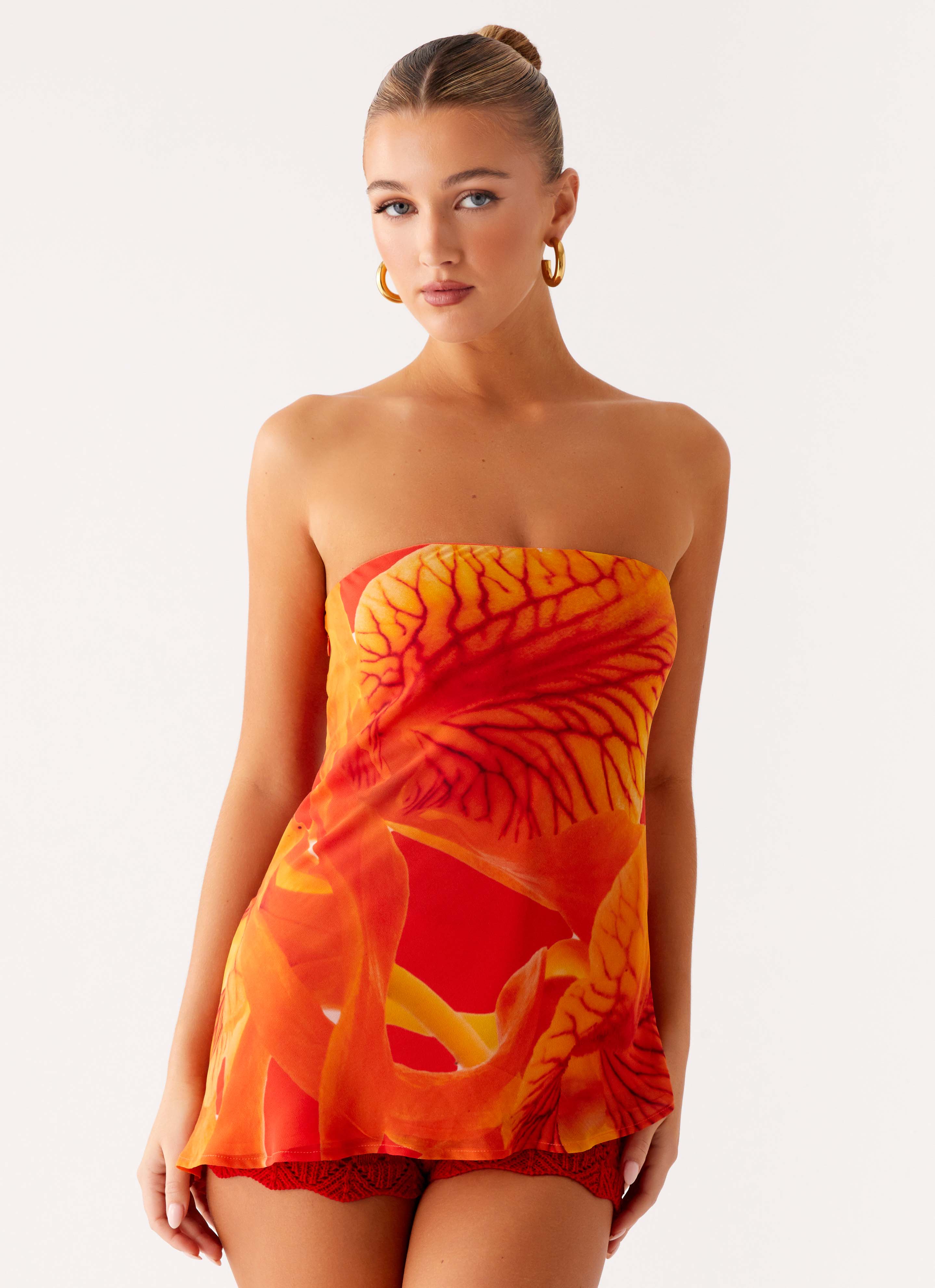 Over The Horizon Asymetrical Top - Serene Orange