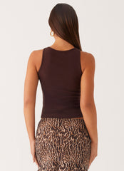 Safari Tank - Chocolate