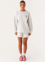 Signature Oversized Sweatshirt - Grey